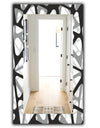 Black & White 4 - Mid-Century Modern Mirror - Frameless Wall Mirror