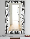 Black & White 4 - Mid-Century Modern Mirror - Frameless Wall Mirror