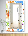 Tropical Mood Bright 7 - Traditional Mirror - Frameless Wall Mirror