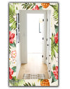 Tropical Mood Pineapple 7 - Bohemian and Eclectic Mirror - Frameless Wall Mirror