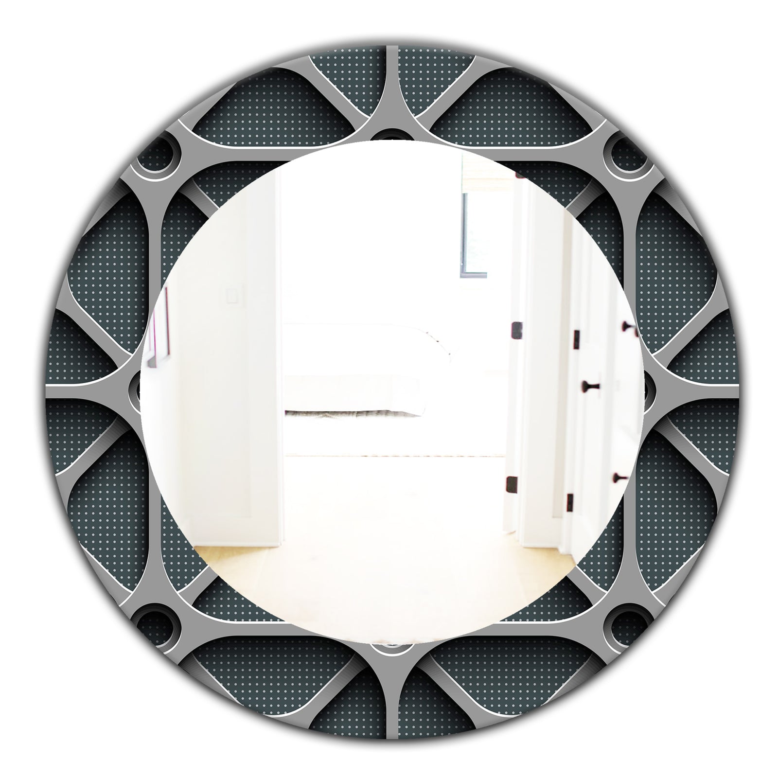 Scandinavian 23 - Mid-Century Mirror - Oval or Round Wall Mirror
