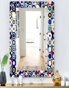 Retro Stars and Dots In Disco Style - Bohemian and Eclectic Mirror - Modern Wall Mirror