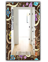 Obsidian Bloom 17 - Bohemian and Eclectic Mirror - Vanity Mirror