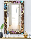 Obsidian Bloom 17 - Bohemian and Eclectic Mirror - Vanity Mirror