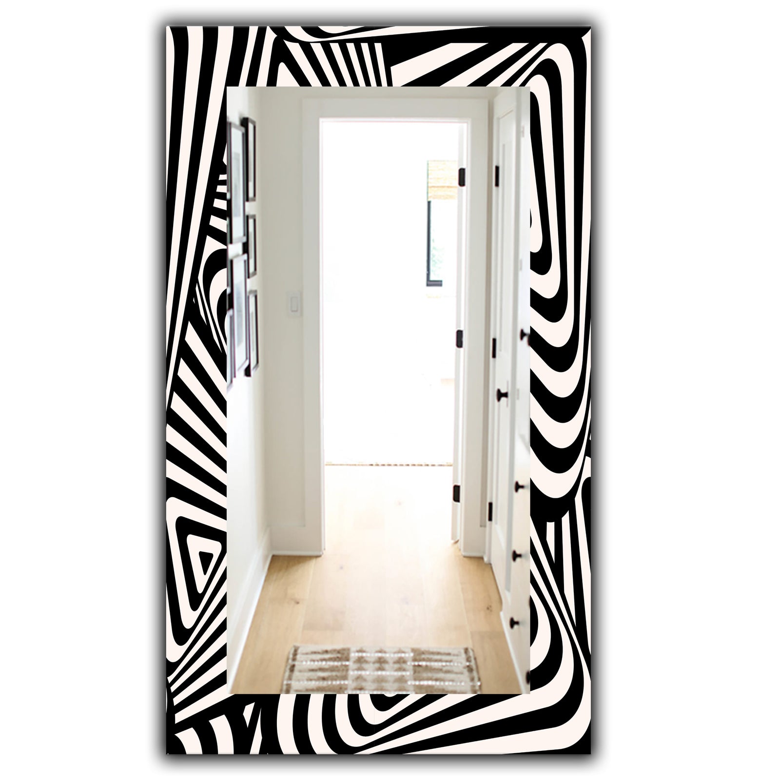 Black & White 5 - Modern Mirror - Contemporary Wall Mirror