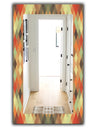Triangular Colourfields 30 - Modern Mirror - Wall Mirror