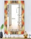 Triangular Colourfields 30 - Modern Mirror - Wall Mirror