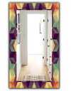 Triangular Colourfields 31 - Modern Mirror - Vanity Mirror