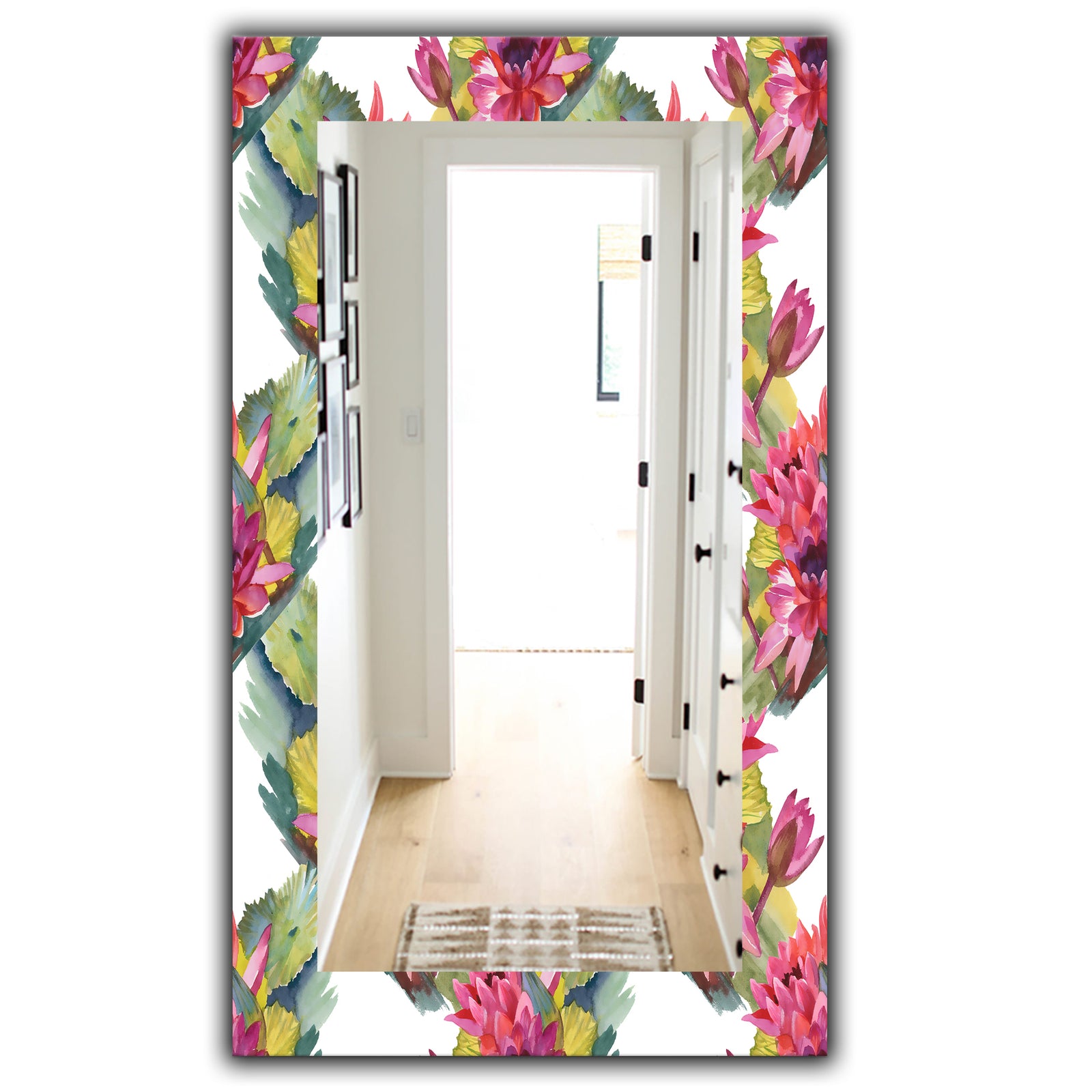 Pink Blossom 36 - Traditional Mirror - Wall Mirror