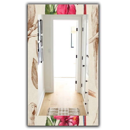 Pink Blossom 37 - Bohemian and Eclectic Mirror - Vanity Mirror