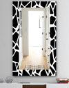 Black & White 6 - Mid-Century Modern Mirror - Wall Mirror