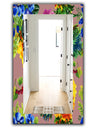 Flower With Little Red Berries - Traditional Mirror - Wall Mirror