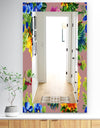 Flower With Little Red Berries - Traditional Mirror - Wall Mirror