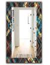 Obsidian Impressions 9 - Bohemian and Eclectic Mirror - Modern Wall Mirror