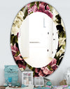 Obsidian Bloom 19 - Traditional Mirror - Oval or Round Wall Mirror