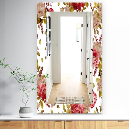 Pink Blossom 39 - Traditional Mirror - Wall Mirror
