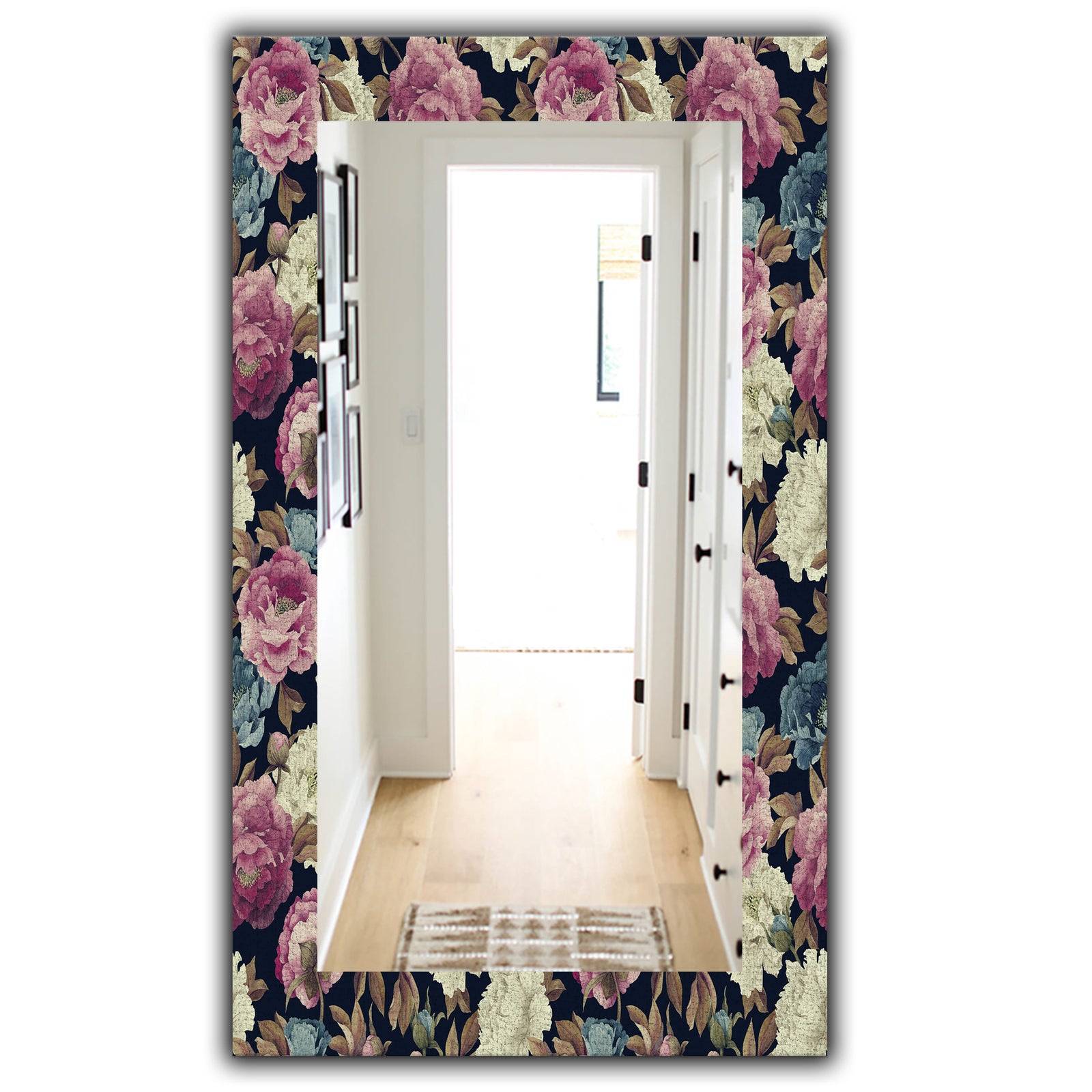 Obsidian Bloom 20 - Traditional Mirror - Vanity Mirror