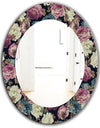 Obsidian Bloom 20 - Traditional Mirror - Oval or Round Wall Mirror