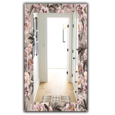Obsidian Bloom 21 - Traditional Mirror - Vanity Mirror