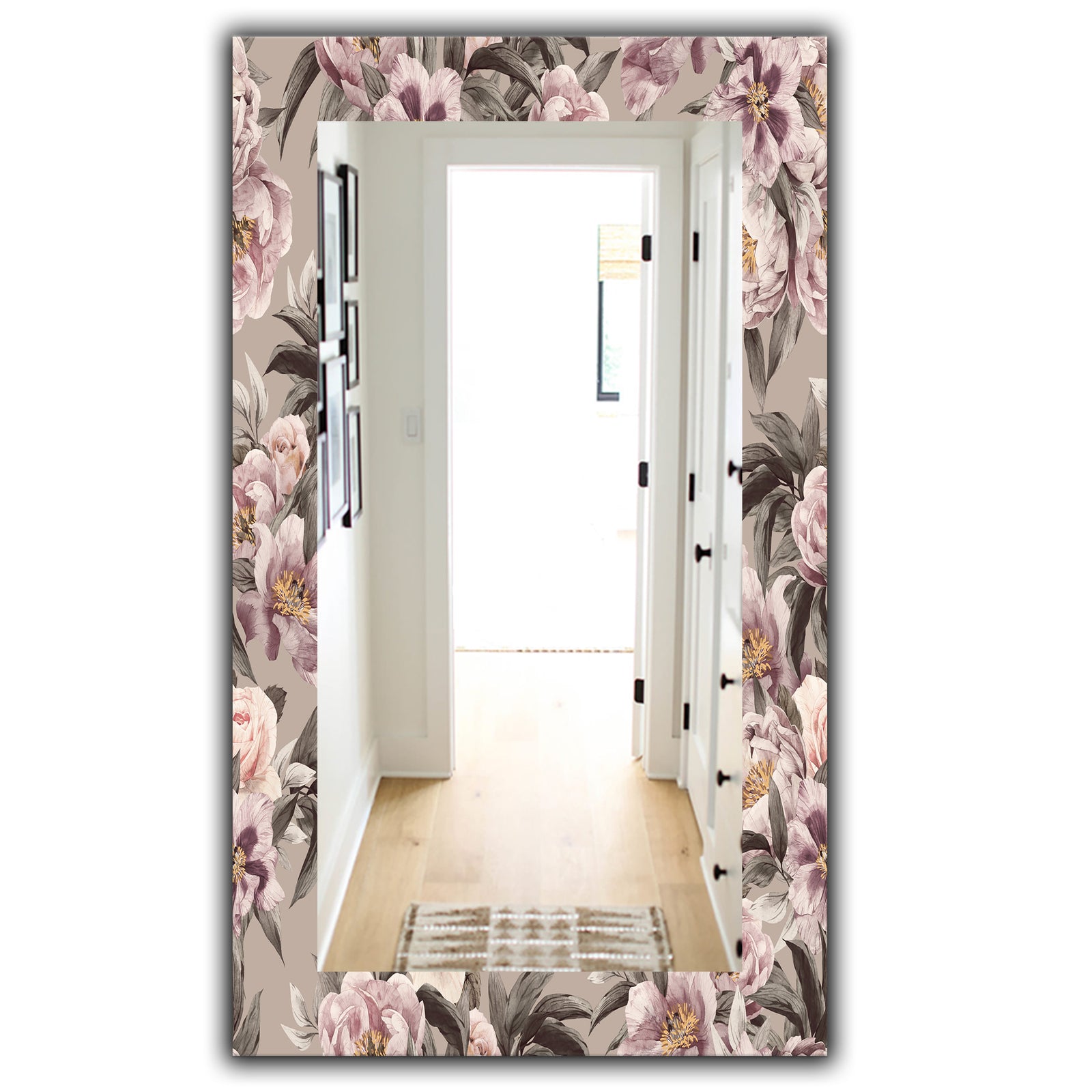 Obsidian Bloom 21 - Traditional Mirror - Vanity Mirror
