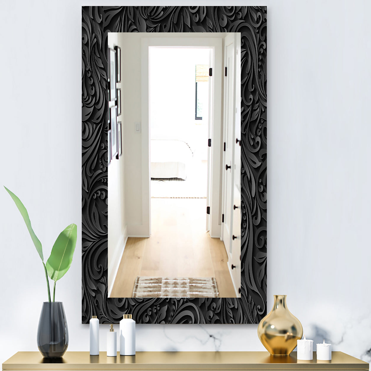 Obsidian Impressions 10 - Modern Mirror - Wall Mirror