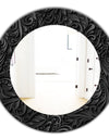 Obsidian Impressions 10 - Modern Mirror - Oval or Round Wall Mirror