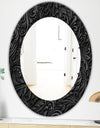 Obsidian Impressions 10 - Modern Mirror - Oval or Round Wall Mirror