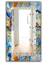 Orange and Blue Fishes - Traditional Mirror - Wall Mirror