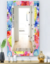 Pink Blossom 41 - Bohemian and Eclectic Mirror - Wall Mirror