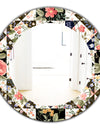 Obsidian Bloom 22 - Traditional Mirror - Oval or Round Wall Mirror