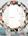 Obsidian Bloom 22 - Traditional Mirror - Oval or Round Wall Mirror