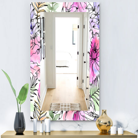 Tropical Mood Bright 9 - Bohemian and Eclectic Mirror - Vanity Mirror