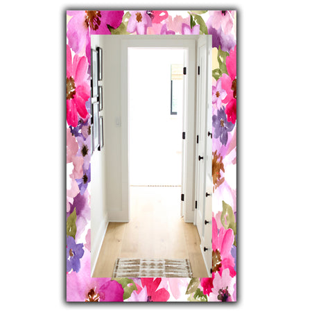 Pink Blossom 44 - Traditional Mirror - Vanity Mirror