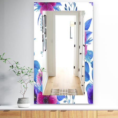 Pink Blossom 45 - Traditional Mirror - Wall Mirror
