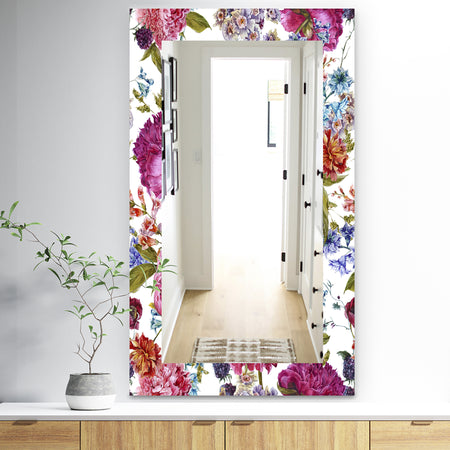 Pink Blossom 47 - Traditional Mirror - Wall Mirror