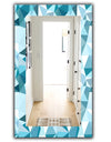 Triangular Colourfields 33 - Mid-Century Mirror - Wall Mirror
