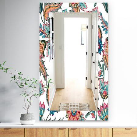 Pink Blossom 48 - Traditional Mirror - Wall Mirror