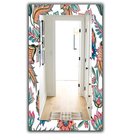Pink Blossom 48 - Traditional Mirror - Wall Mirror