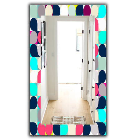 Circular Dance 11 - Bohemian & Eclectic Mirror - Modern Wall Mirror
