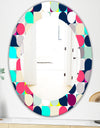 Circular Dance 11 - Bohemian & Eclectic Mirror - Oval or Round Wall Mirror