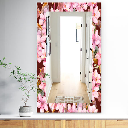 Pink Blossom 52 - Traditional Mirror - Wall Mirror
