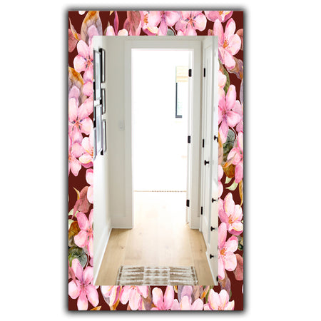 Pink Blossom 52 - Traditional Mirror - Wall Mirror
