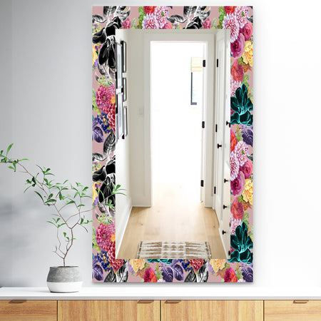 Pink Blossom 55 - Traditional Mirror - Vanity Mirror