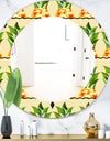 Tropical Mood Foliage 23 - Bohemian and Eclectic Mirror - Oval or Round Wall Mirror