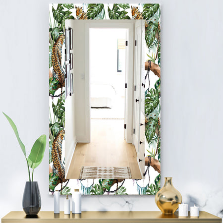Tropical Mood Foliage 24 - Bohemian and Eclectic Mirror - Wall Mirror