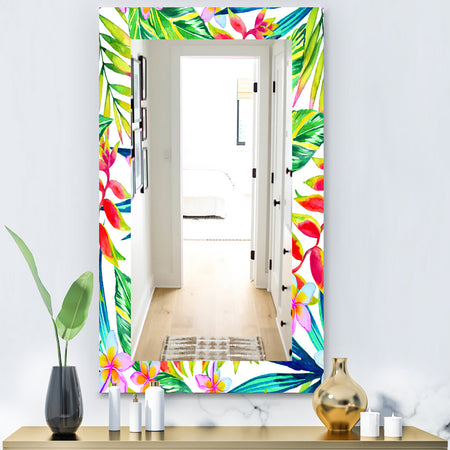 Tropical Mood Bright 12 - Bohemian and Eclectic Mirror - Vanity Mirror