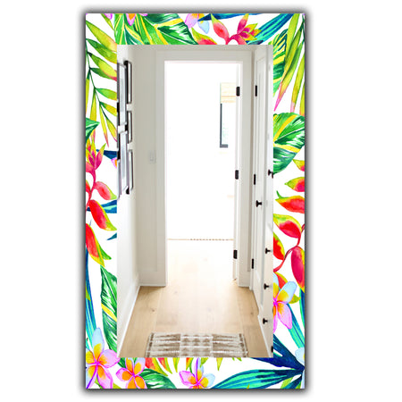 Tropical Mood Bright 12 - Bohemian and Eclectic Mirror - Vanity Mirror