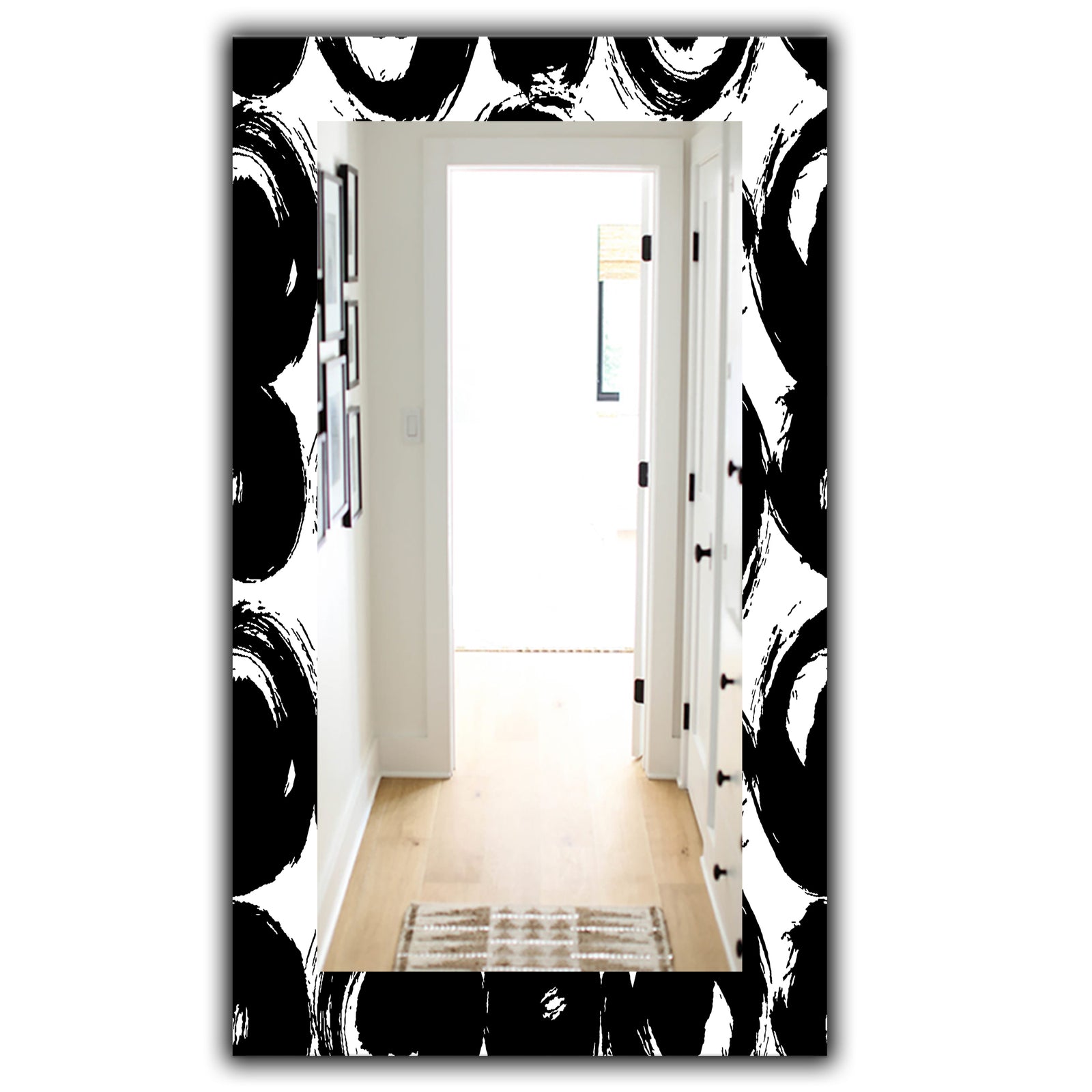 Black & White 7 - Modern Mirror - Contemporary Wall Mirror