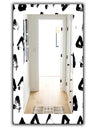 Black & White 8 - Modern Mirror - Contemporary Wall Mirror