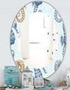 Costal Creatures 17 - Traditional Mirror - Oval or Round Wall Mirror